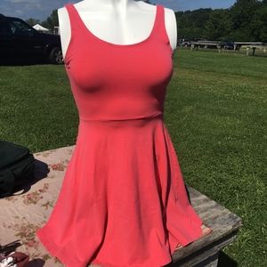 Pink-Red Tank Dress
